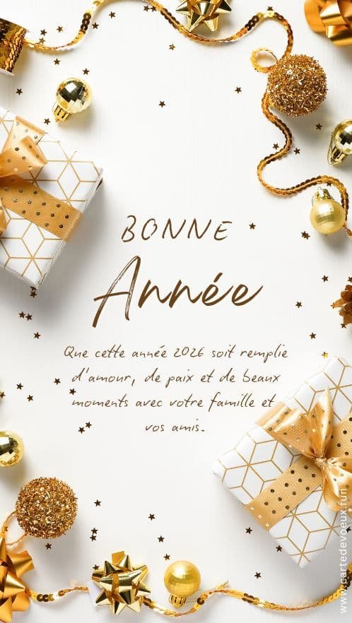 bonne année 2026 gratuit