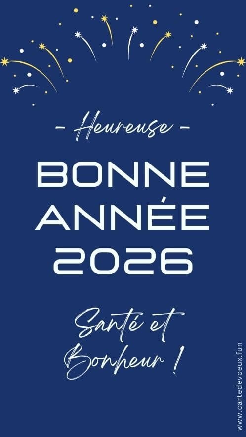 carte de voeux 2026 gratuite