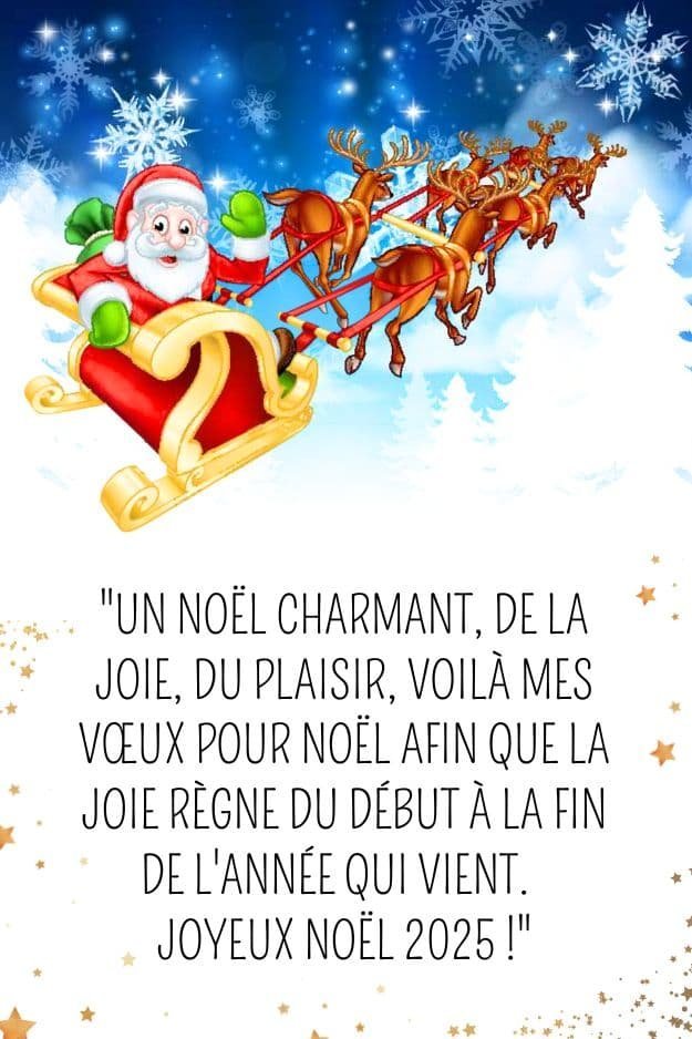 carte joyeux noel