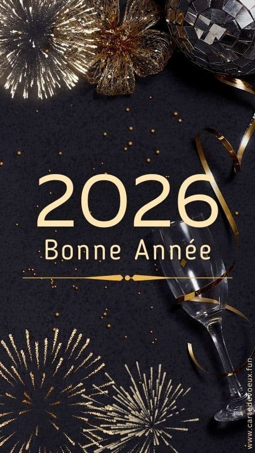 carte nouvel an 2026