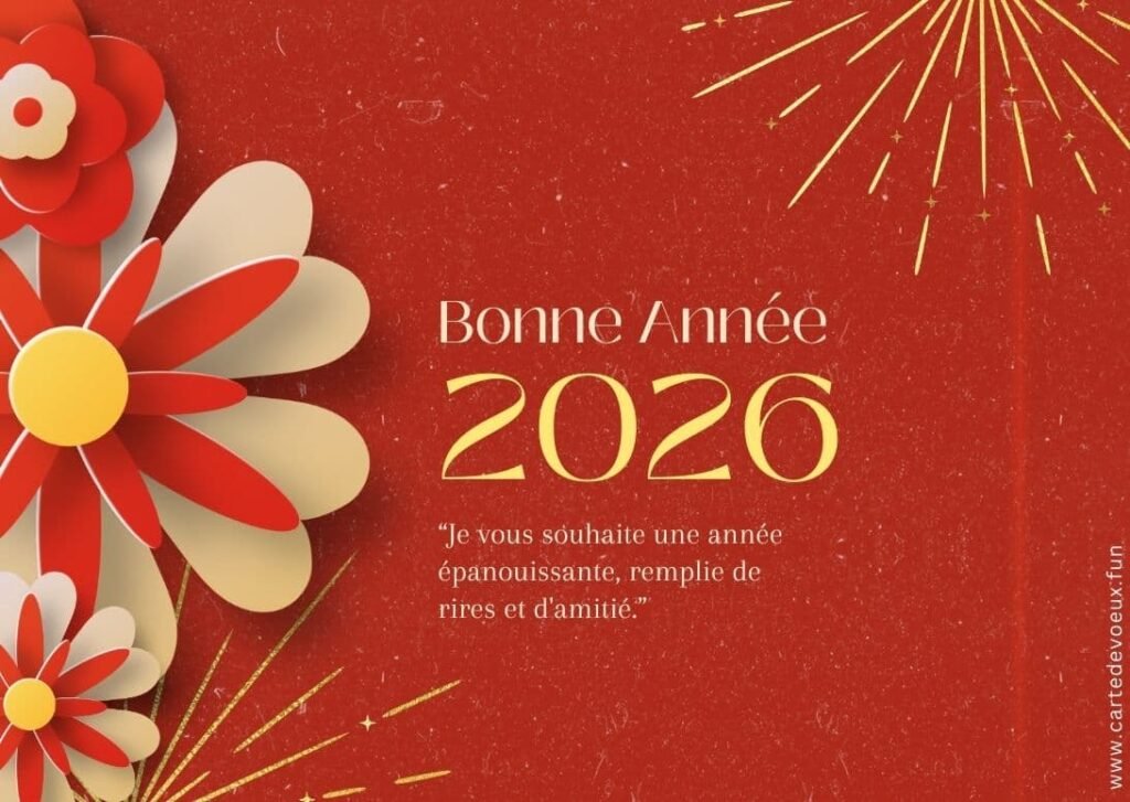 image de bonne année 2026 gratuite
