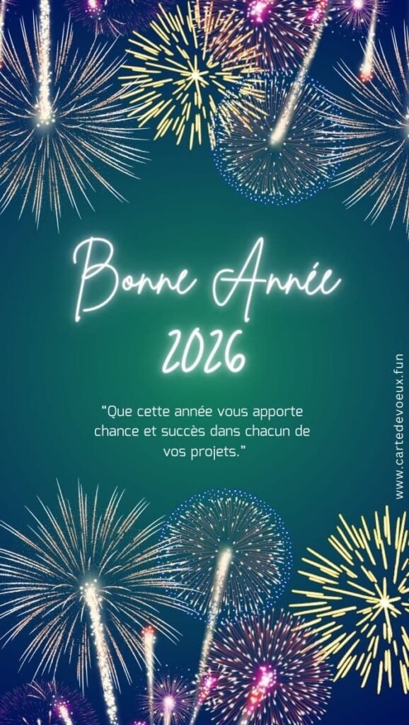 message bonne année 2026