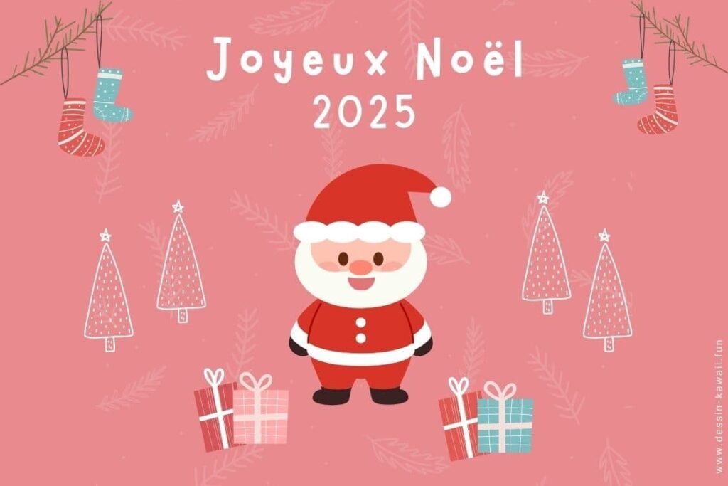 modele carte de noel