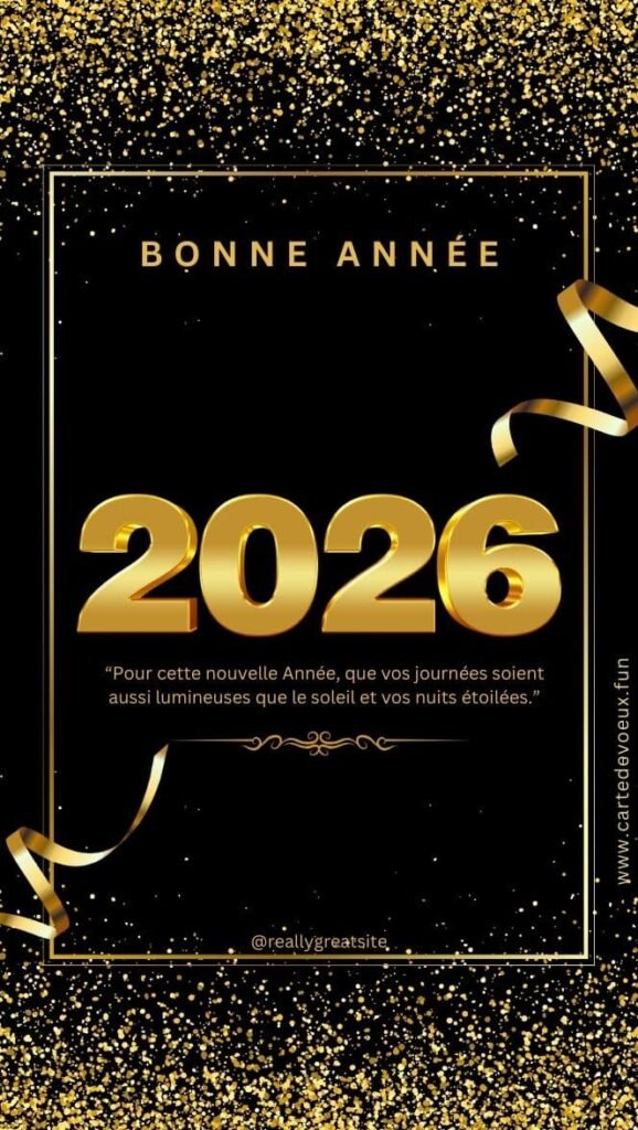 voeux de bonne année 2026