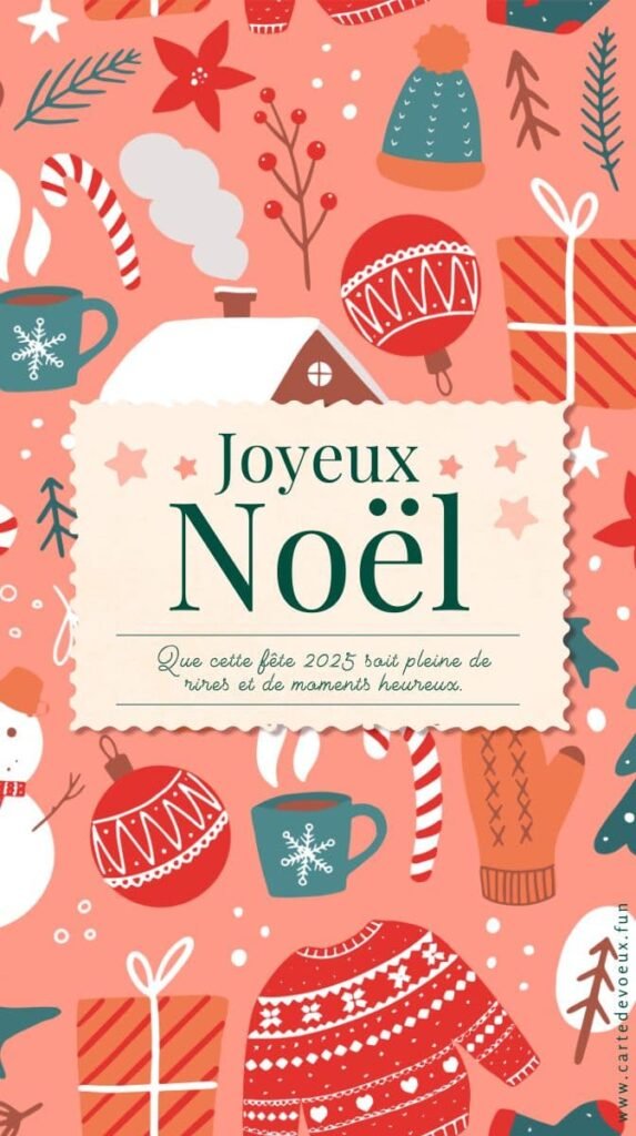 Carte Noël 2025