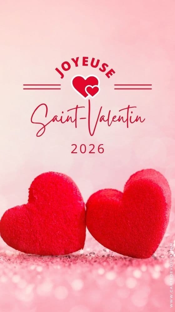 carte de la saint valentin