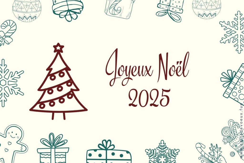 carte de noel gratuite à imprimer