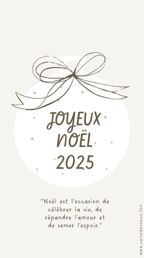 carte de noël original