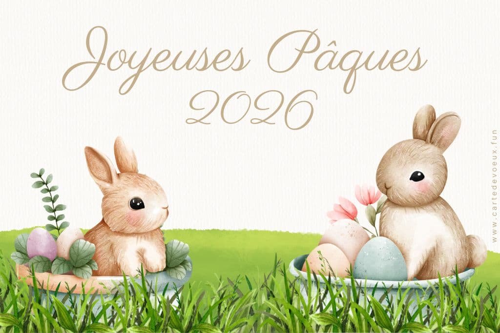 carte joyeuse paques gratuite
