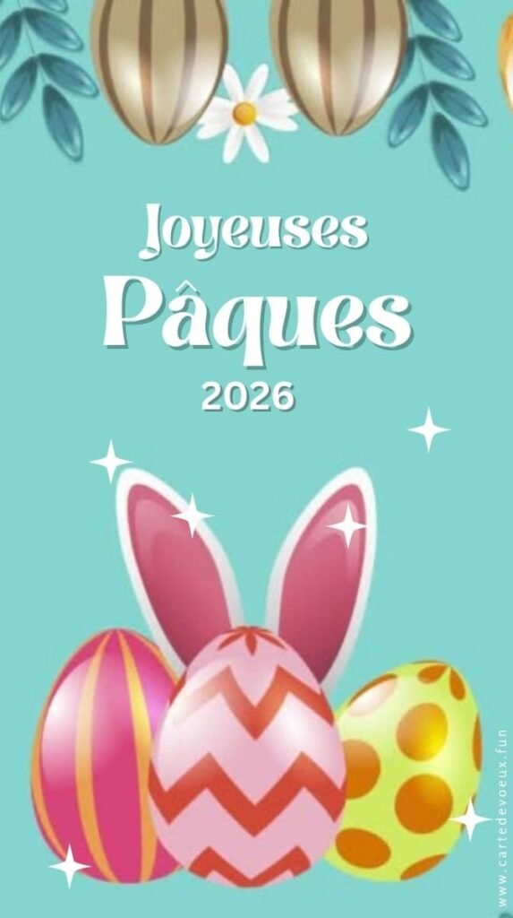 carte joyeuses pâques