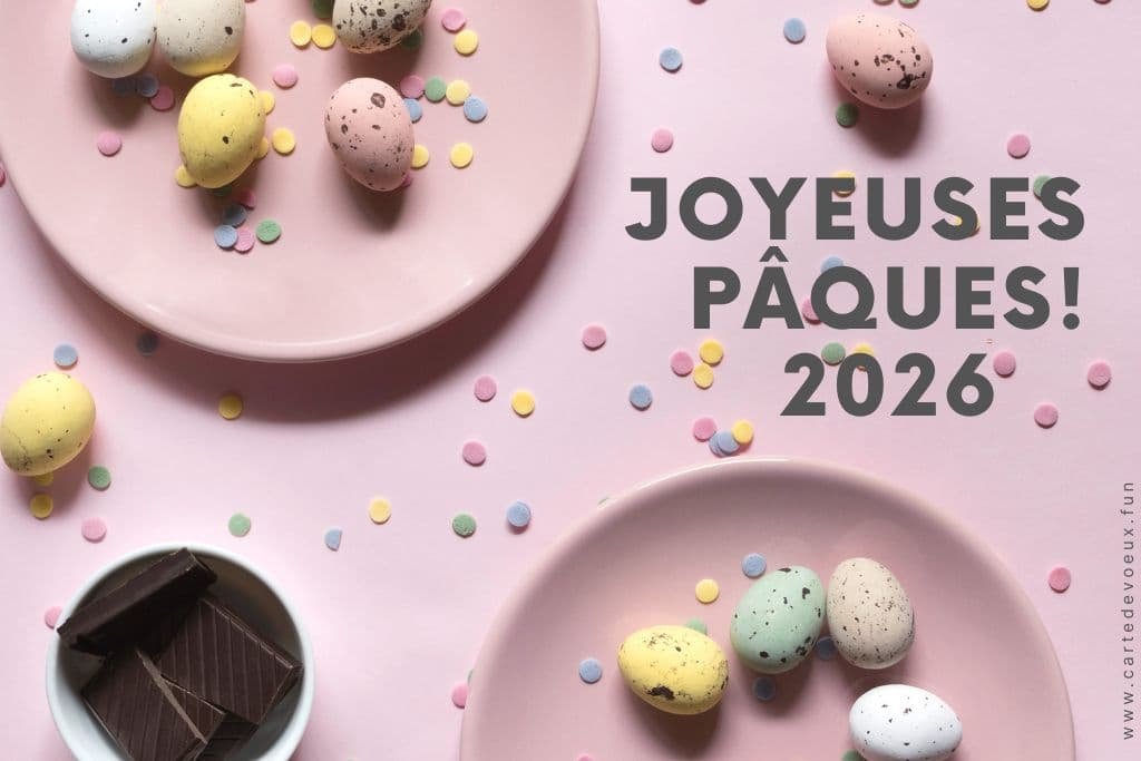 carte pour paques 2026
