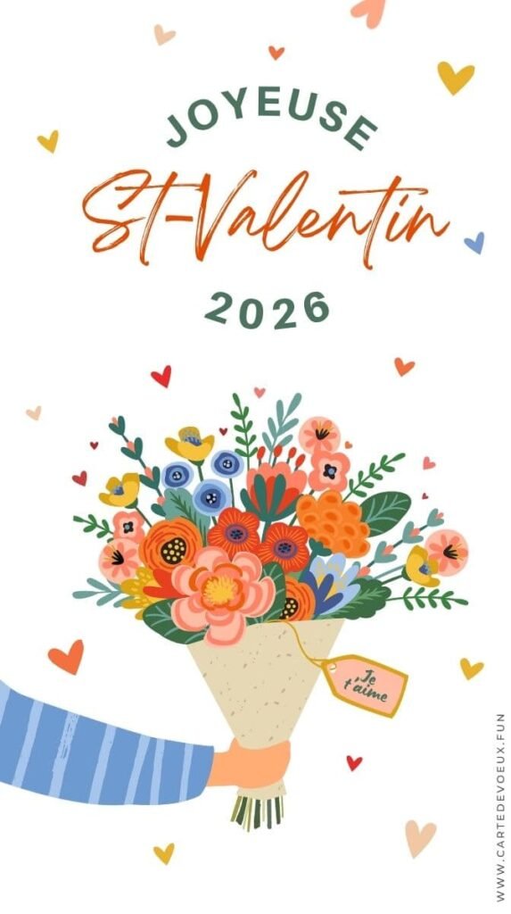 carte saint valentin 2026