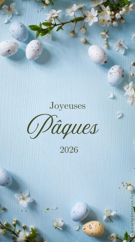 carte virtuelle de pâques