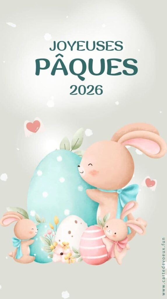 jolie carte de pâques