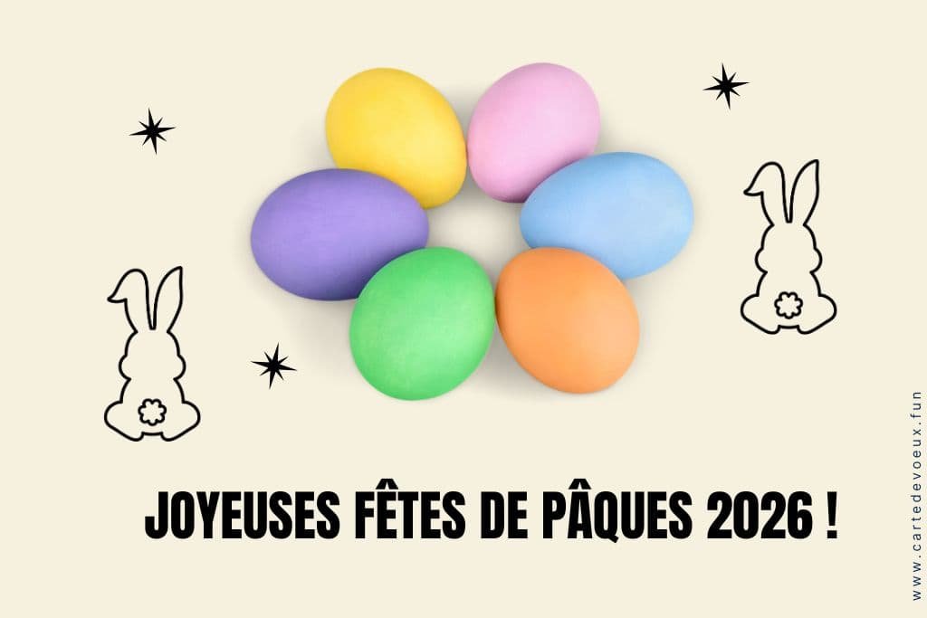 joyeuses fêtes de Pâques 2026