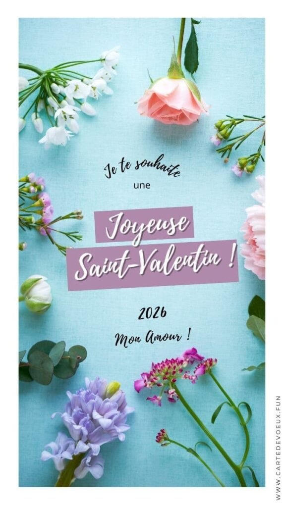 saint valentin carte 2026