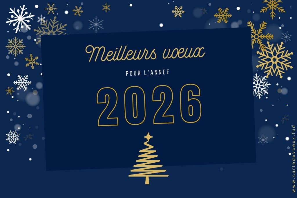 bonne année 2026 original