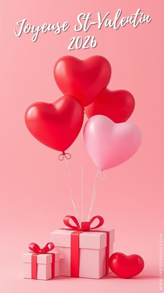 St-Valentin 2026 carte