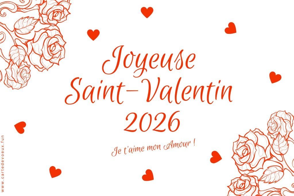 carte de st-valentin a imprimer