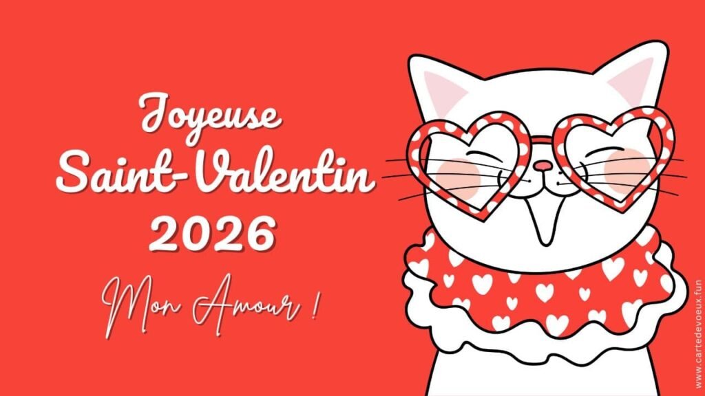 carte joyeuse saint-valentin à imprimer gratuite