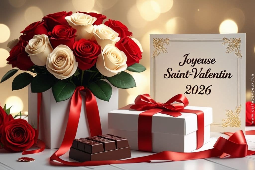 carte saint valentin février 2026