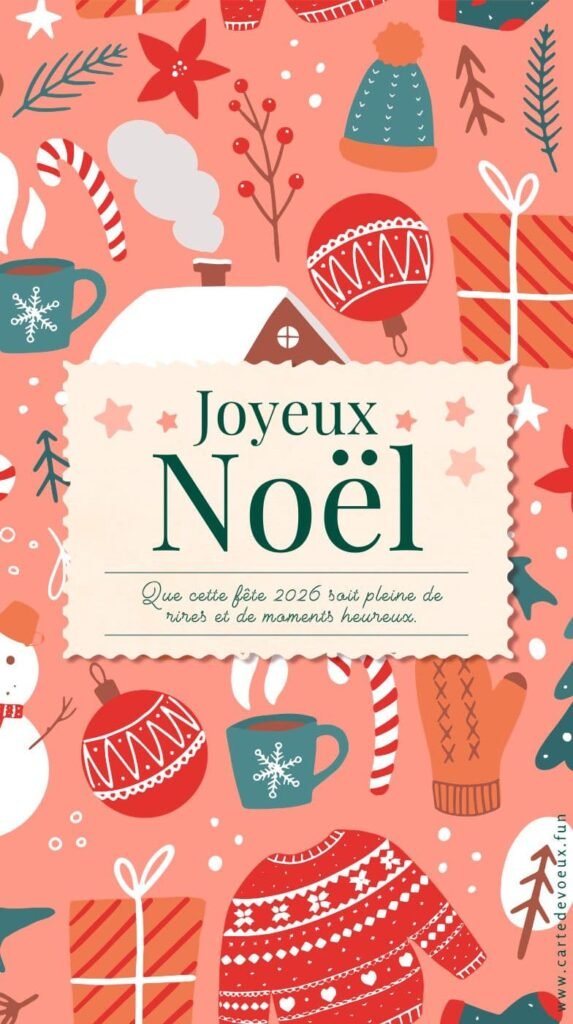 Carte Noël 2026