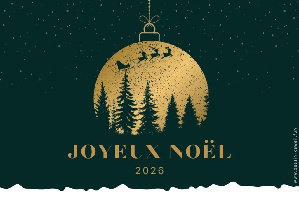 Carte de Joyeux Noël