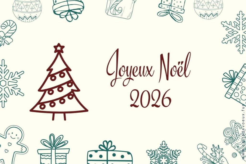 Carte de Noël gratuite à imprimer