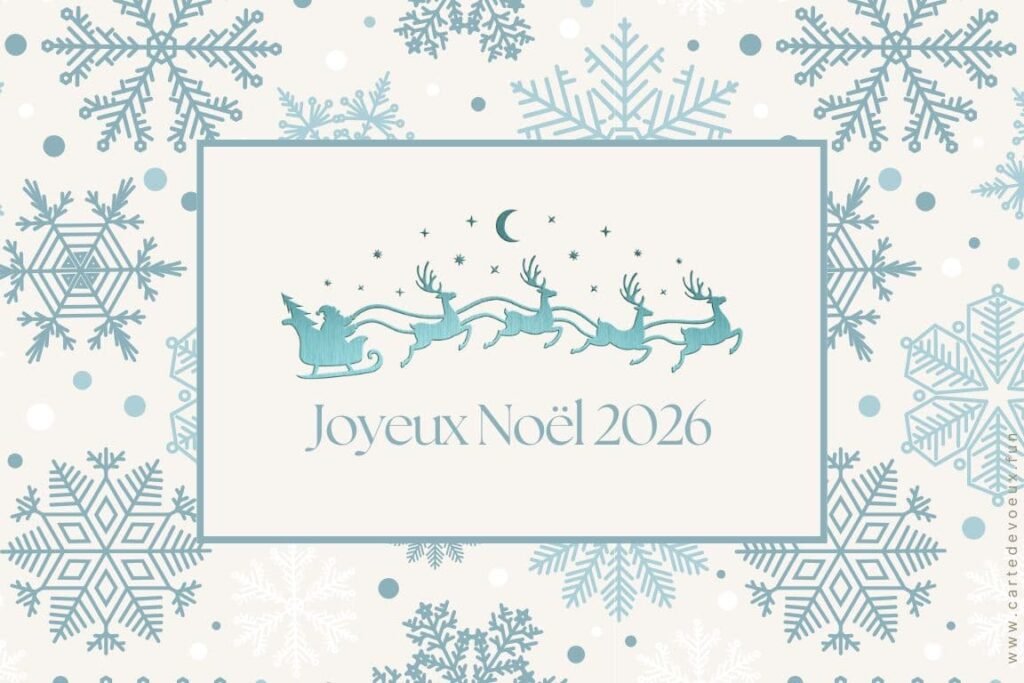 Carte de Noël imprimable Gratuite