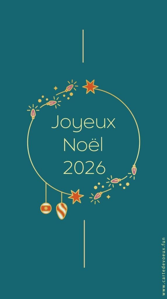 Cartes de Noël 2026