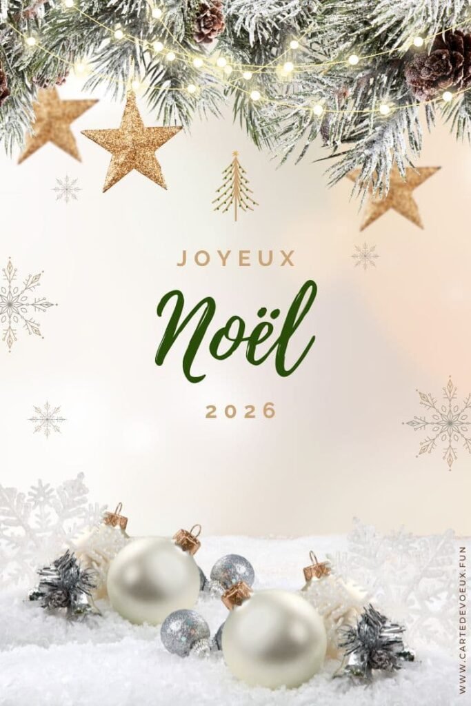 Joyeux Noël carte
