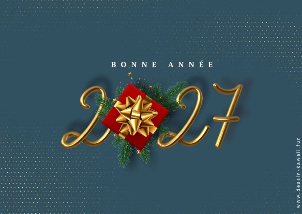 bonne année 2027 original