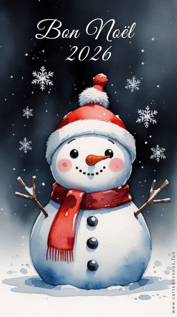 carte bon noel