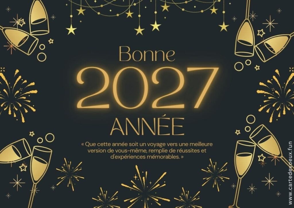 carte gratuite bonne année 2027