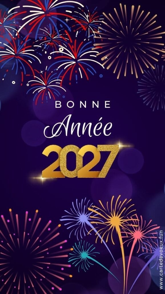 image bonne année 2027 original
