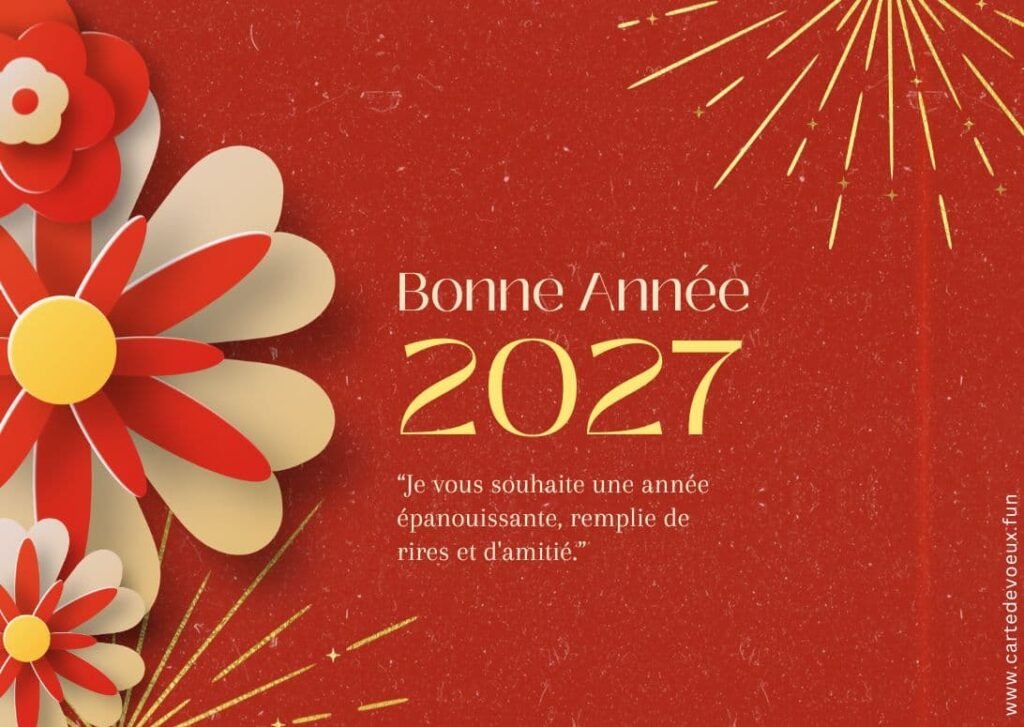 image de bonne année 2027 gratuite
