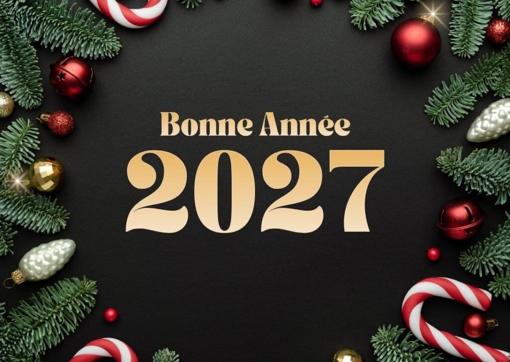 jolie carte bonne année 2027