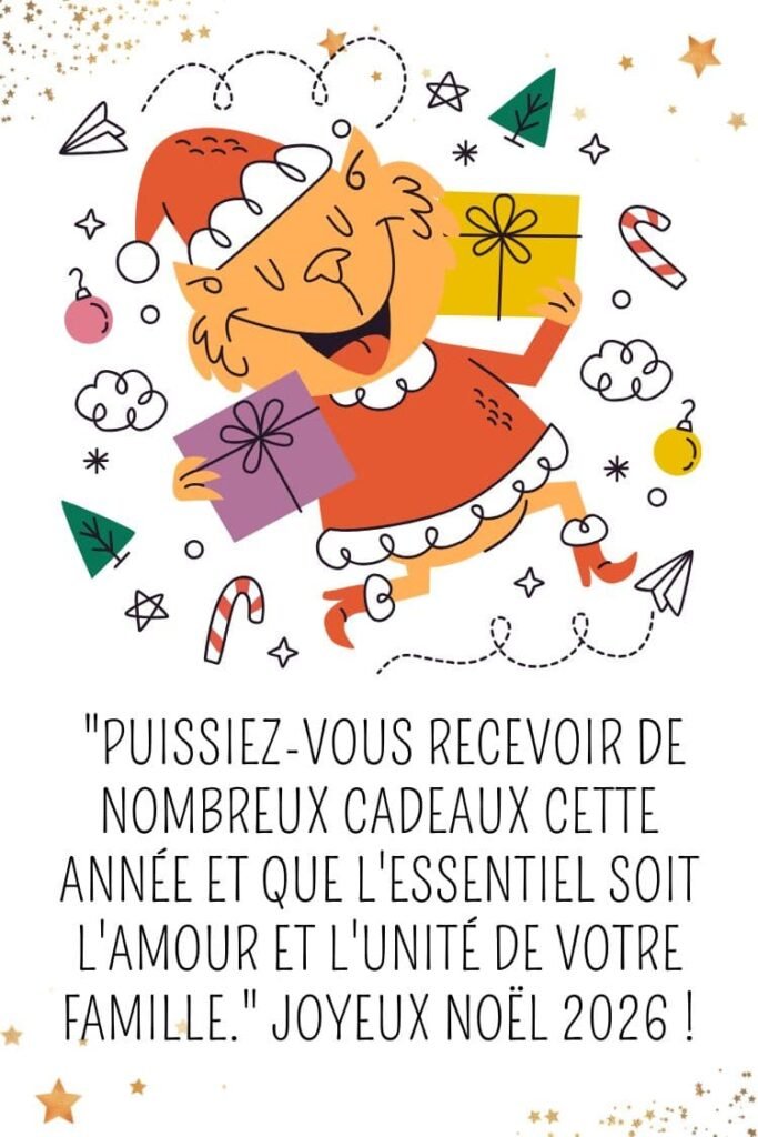 message de noel 2026